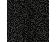 Vliesová tapeta na zeď, černá, zlatá, imitace leopardí kůže, Z81031, Philipp Plein 2, Zambaiti Parati