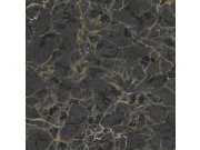 Vliesová tapeta na zeď, černá, zlatá, imitace luxusní štukové omítky, Z81002, Philipp Plein 2, Zambaiti Parati