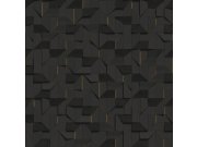 Vliesová 3D tapeta na zeď, černá, geometrický vzor, Z81001, Philipp Plein 2, Zambaiti Parati