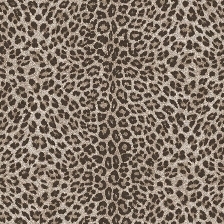 Vliesová tapeta na zeď, béžová, hnědá, imitace leopardí kůže, Z81028, Philipp Plein 2, Zambaiti Parati - Zambaiti Parati