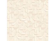 Vliesová 3D tapeta na zeď, zlatá, béžová, geometrický vzor, Z81012, Philipp Plein 2, Zambaiti Parati Tapety Yara - Zambaiti Parati