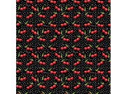 Vliesová obrazová tapeta na zeď, černá, červená, třešně, Z81082, Philipp Plein 2, Zambaiti Parati