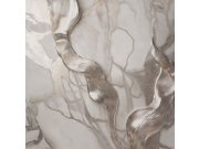 Vliesová obrazová tapeta na zeď, šedá, stříbrná, mramor, Z81072, 3x3m, Philipp Plein 2, Zambaiti Parati