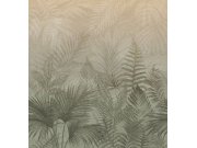 Vliesová obrazová tapeta na zeď, zelená, šedá, kapradiny, TND29096, Terra Nova, Decoprint