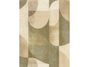 Vliesová obrazová tapeta na zeď, béžová, zelená, obrazce, TND29094, Terra Nova, Decoprint