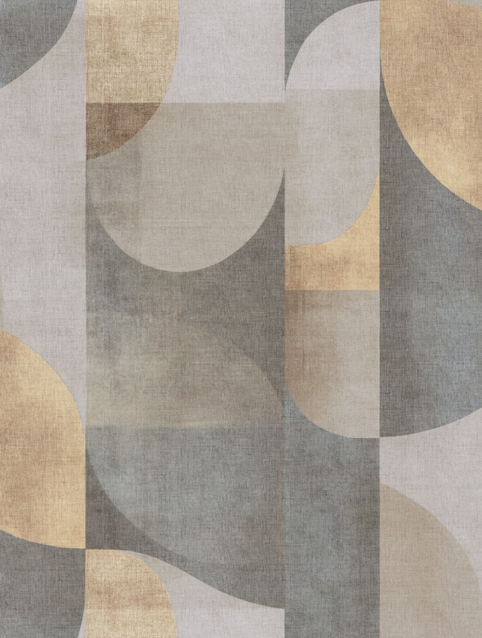 Vliesová obrazová tapeta na zeď, šedá, hnědá, obrazce, TND29093, Terra Nova, Decoprint - Decoprint