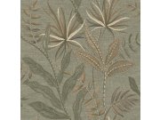 Tapety Yara Decoprint - Vliesová tapeta na zeď, zelená, hnědá, imitace látky, listy, TN29083, Terra Nova, Decoprint Vliesová tapeta na zeď, zelená, hnědá, imitace látky, listy, TN29083, Terra Nova, Decoprint
