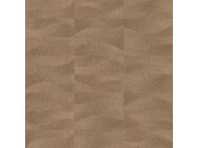 Vliesová tapeta na zeď, hnědá, imitace výšivky, vlnky, TN29024, Terra Nova, Decoprint Tapety Yara - Decoprint