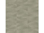 Vliesová tapeta na zeď, zelená, imitace výšivky, vlnky, TN29022, Terra Nova, Decoprint