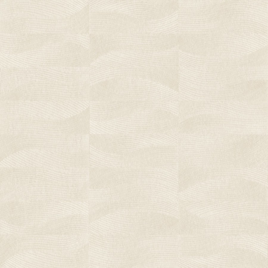 Vliesová tapeta na zeď, béžová, imitace výšivky, vlnky, TN29020, Terra Nova, Decoprint - Decoprint