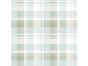 Vliesová tapeta na zeď, modrá, imitace kárované látky, 4492, Momi, Parato by Cristiana Masi