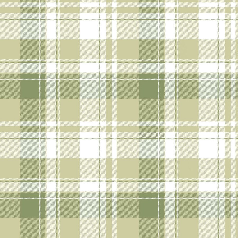 Vliesová tapeta na zeď, zelená, imitace kárované látky, 4490, Momi, Parato by Cristiana Masi - Parato by Cristiana Masi