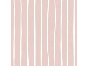 Vliesová tapeta na zeď, růžovo-bílá, proužky, 4462, Momi, Parato by Cristiana Masi
