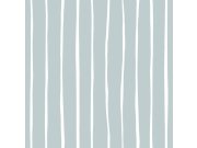 Vliesová tapeta na zeď, modro-bílá, proužky, 4460, Momi, Parato by Cristiana Masi