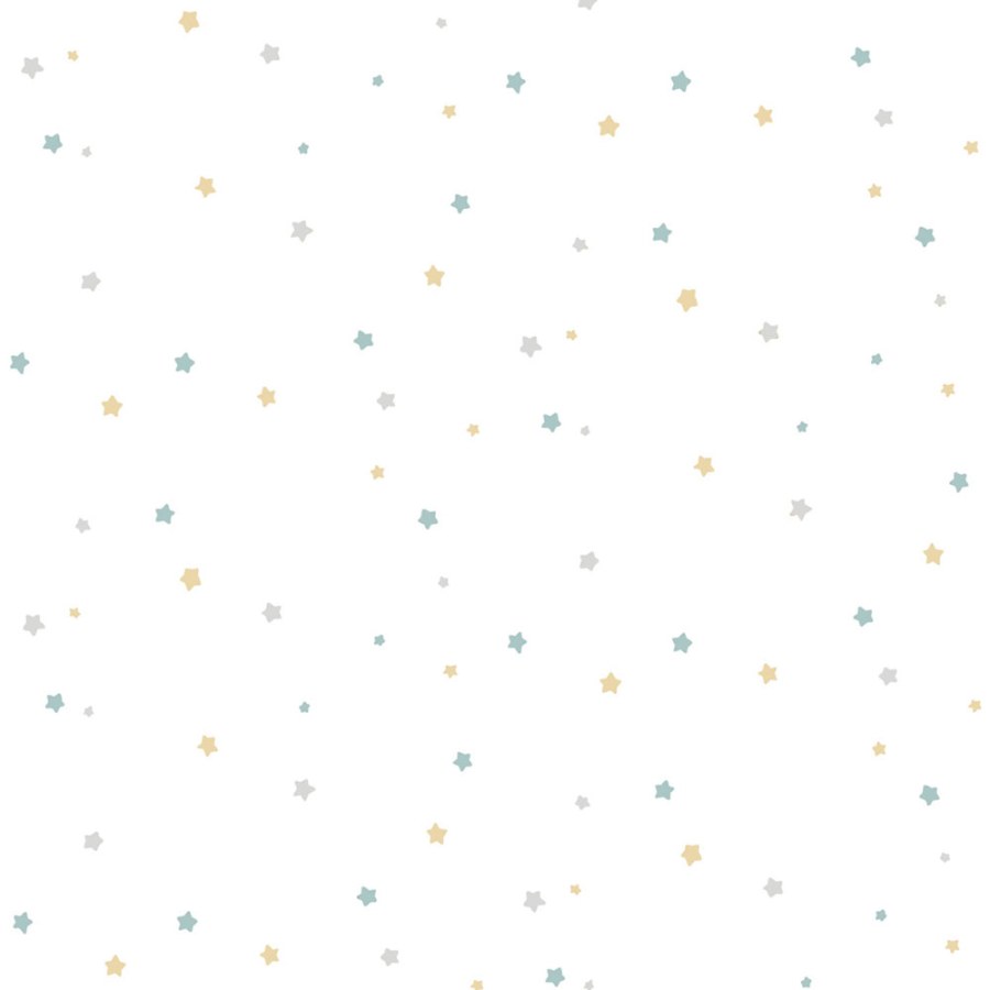 Vliesová tapeta na zeď, modrá, zlatá, hvězdičky, 4451 Momi Parato by Cristiana Masi - Parato by Cristiana Masi