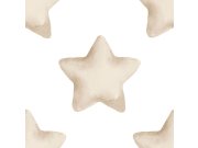 Tapety Yara Parato by Cristiana Masi - Vliesová tapeta na zeď, béžová, bílá, hvězdy, 4406, Momi, Parato by Cristiana Masi Vliesová tapeta na zeď, béžová, bílá, hvězdy, 4406, Momi, Parato by Cristiana Masi