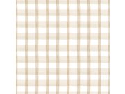 Vliesová tapeta na zeď, béžová, bílá, káro, 4478, Momi, Parato by Cristiana Masi