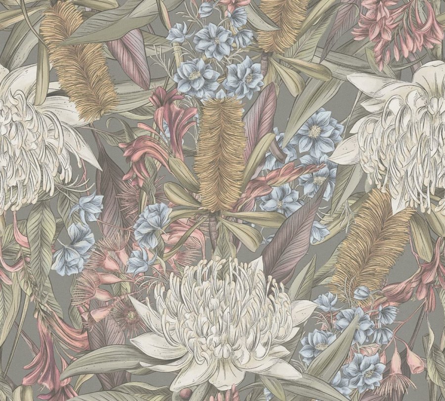 Vliesová tapeta na zeď Drawn into Nature 39428-3 39428-3V Vliesová tapeta na zeď Drawn into Nature 39428-3 39428-3V