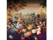 Vliesová obrazová tapeta na zeď, zelená, hnědá, květiny, stromy, Z80087, 3x3m, Philipp Plein 2, Zambaiti Parati