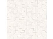 Tapety Yara Zambaiti Parati - Vliesová 3D tapeta na zeď, bílá, šedá, geometrický vzor, Z81005, Philipp Plein 2, Zambaiti Parati Vliesová 3D tapeta na zeď, bílá, šedá, geometrický vzor, Z81005, Philipp Plein 2, Zambaiti Parati