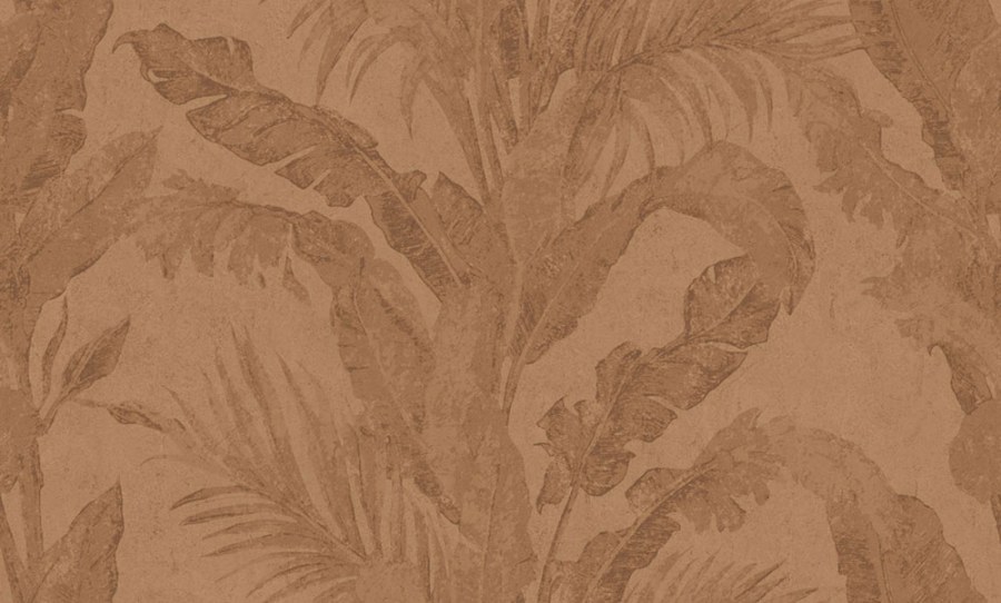 Luxusní vliesová tapeta na zeď, bronzová, hnědá, listy, imitace stěrkové omítky, 6604, Metamorphosis, Parato by Cristiana Masi - Parato by Cristiana Masi