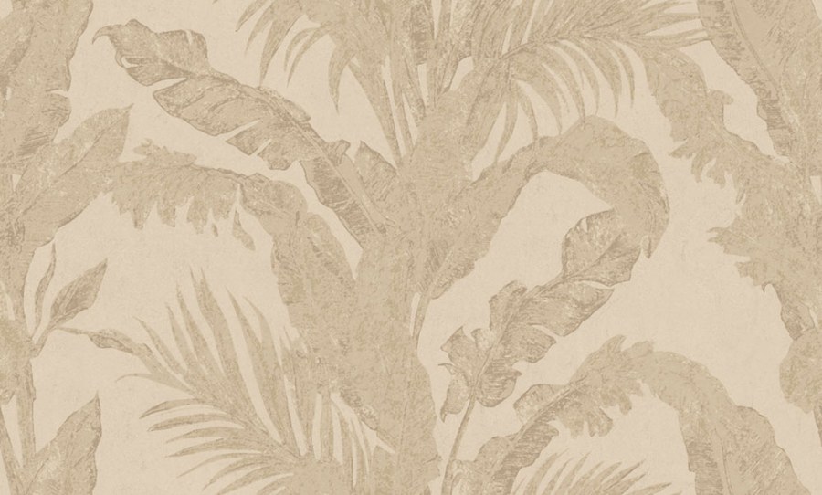 Luxusní vliesová tapeta na zeď, béžová, listy, imitace stěrkové omítky, 6603, Metamorphosis, Parato by Cristiana Masi - Parato by Cristiana Masi