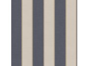 Vliesová tapeta na zeď, modro-béžová, pruhy, 7757, Agora, Parato by Cristiana Masi Tapety Yara - Parato by Cristiana Masi