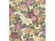 Květinová vliesová tapeta na zeď, zelená, béžová, 7718, Agora, Parato by Cristiana Masi