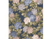 Květinová vliesová tapeta na zeď, modrá, fialová, 7717, Agora, Parato by Cristiana Masi