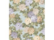 Květinová vliesová tapeta na zeď, modrá, zelená, 7716, Agora, Parato by Cristiana Masi