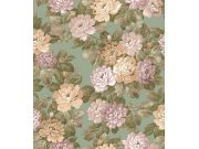 Květinová vliesová tapeta na zeď, zelená, růžová, 7715, Agora, Parato by Cristiana Masi