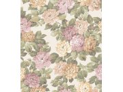 Květinová vliesová tapeta na zeď, růžová, zelená, 7714, Agora, Parato by Cristiana Masi