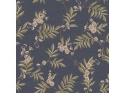 Vliesová tapeta na zeď, modrá, růžová, rozkvetlé větvičky, 7708, Agora, Parato by Cristiana Masi