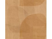 Geometrická vliesová obrazová tapeta na zeď, žlutá, hnědá, IMD28133, Imani, Decoprint Tapety Yara - Decoprint