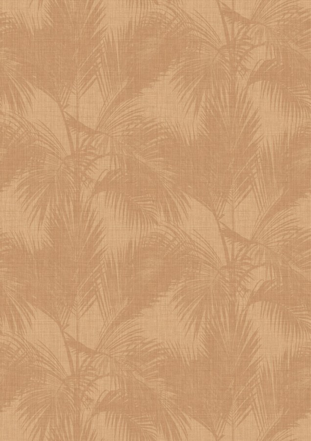 Vliesová obrazová tapeta na zeď, palmové listy, červená, hnědá, IMD28120, Imani, Decoprint - Decoprint