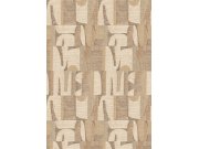 Geometrická vliesová obrazová tapeta na zeď, béžová, hnědá, IMD28103, Imani, Decoprint