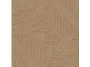 Vliesová tapeta na zeď, parketový vzor, textura rohože, hnědá, žlutá, IM28013, Imani, Decoprint
