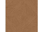 Vliesová tapeta na zeď, parketový vzor, textura rohože, bronzová, hnědá, IM28011, Imani, Decoprint