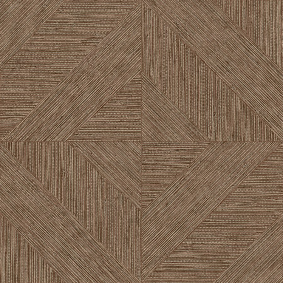 Vliesová tapeta na zeď, parketový vzor, textura rohože, hnědá, IM28010, Imani, Decoprint - Decoprint