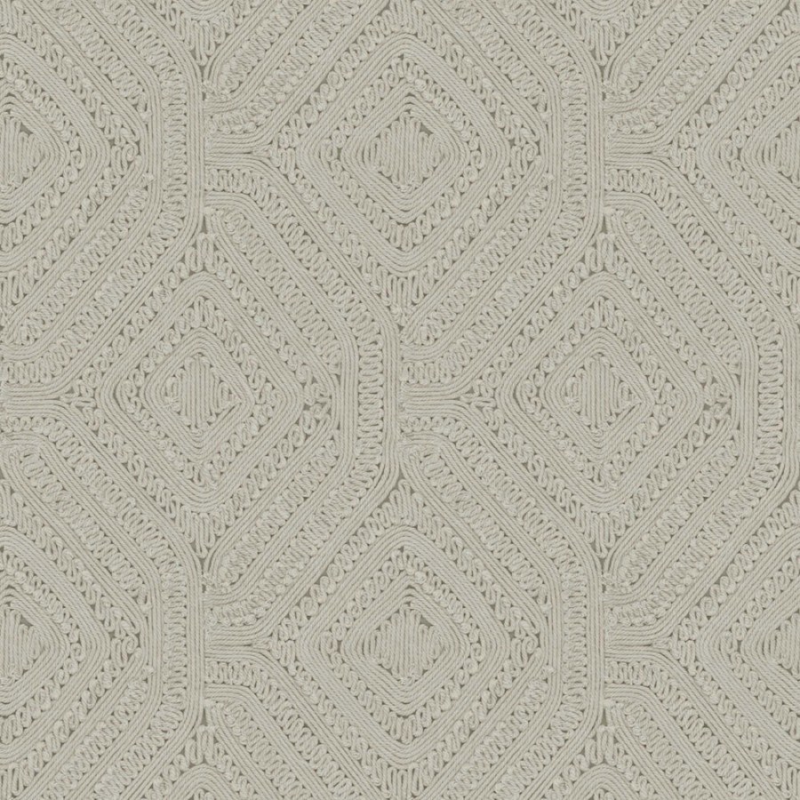 Geometrická vliesová tapeta na zeď, béžová, hnědá, imitace pleteniny, 140086, Abigail Ahern vol.1, Graham& Brown - Graham & Brown