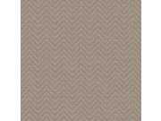 Geometrická vliesová tapeta na zeď, hnědá, béžová, imitace látky, 140089, Abigail Ahern vol.1, Graham& Brown
