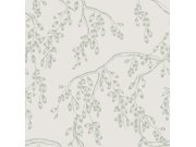 Vliesová tapeta na zeď, bílo-zelená, větvičky, 140333, Laura Ashley 4