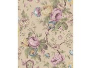 Vliesová tapeta na zeď, růžová, zelená, květinový vzor, 140323, Laura Ashley 4