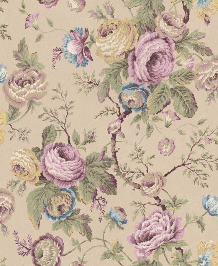 Vliesová tapeta na zeď, růžová, zelená, květinový vzor, 140323, Laura Ashley 4 - Laura Ashley