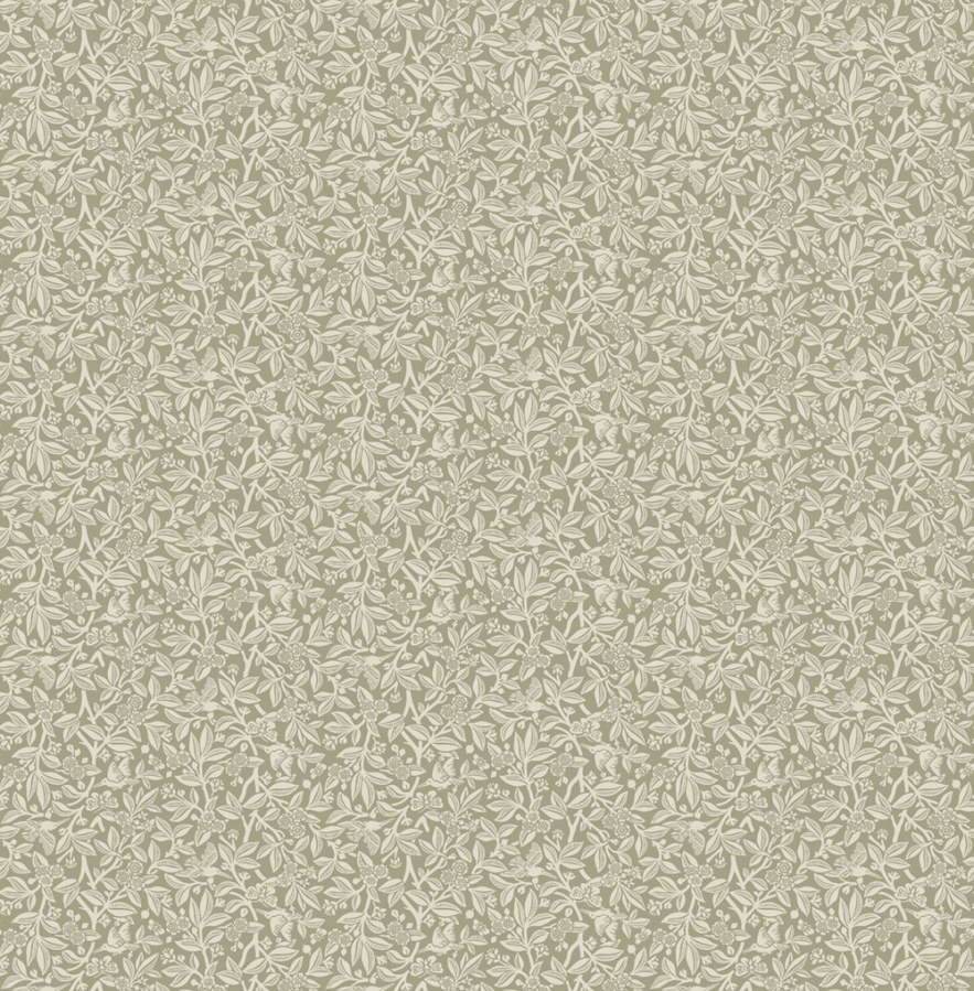Vliesová tapeta na zeď, šedá, květiny, ptáci, 140320, Laura Ashley 4