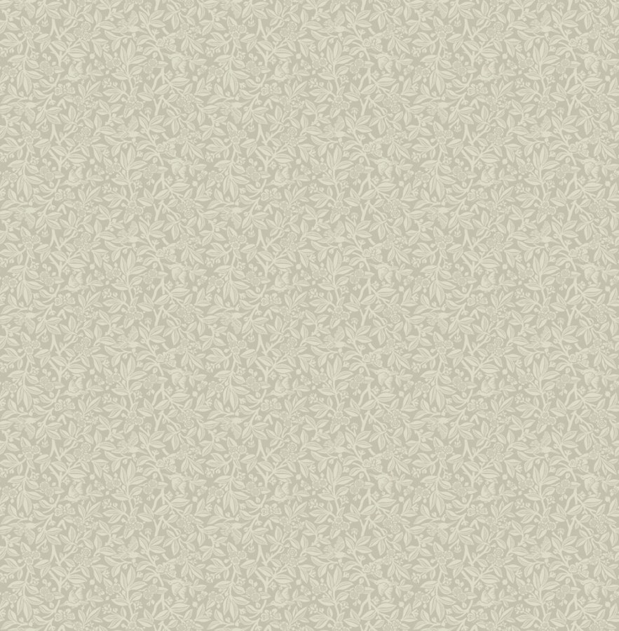 Vliesová tapeta na zeď, šedá, stříbrná, květiny, ptáci, 140319, Laura Ashley 4 - Laura Ashley