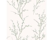Vliesová tapeta na zeď, zelená, bílá, větvičky, 130115, Laura Ashley 4