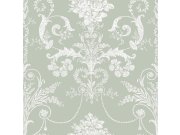 Zámecká vliesová tapeta na zeď, zelená, bílá, 130114, Laura Ashley 4