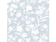 Vliesová tapeta na zeď, modrá, květinový vzor, 130109, Laura Ashley 4 Tapety Yara - Laura Ashley