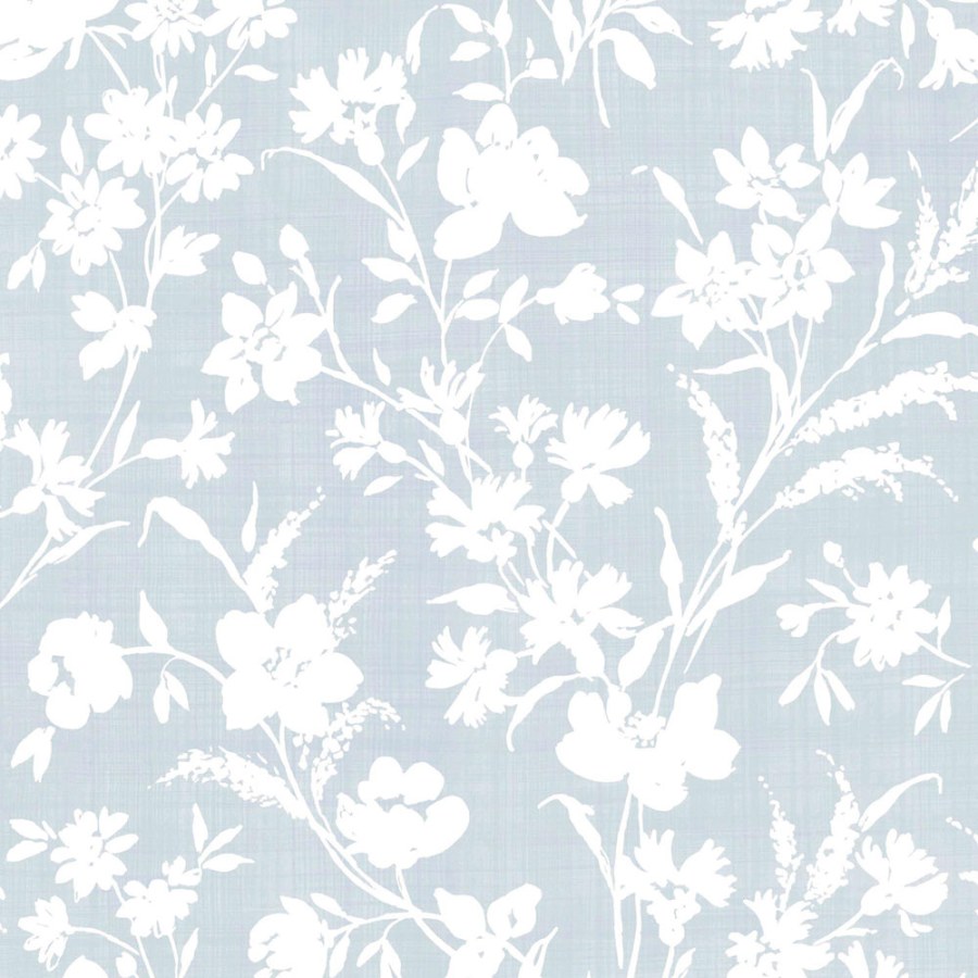 Vliesová tapeta na zeď, modrá, květinový vzor, 130109, Laura Ashley 4 - Laura Ashley
